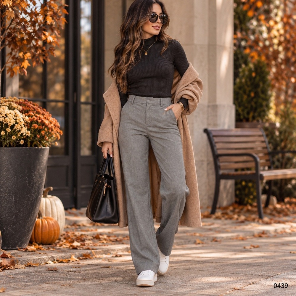 Gap Grey Hipslung Fit Stretch Straight Leg Dress Pants Trousers Size 10 0439